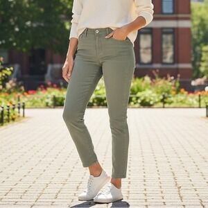 Gap Denim Legging Pants Women's Size 18/34 Skinny High Rise Cotton Stretch Green